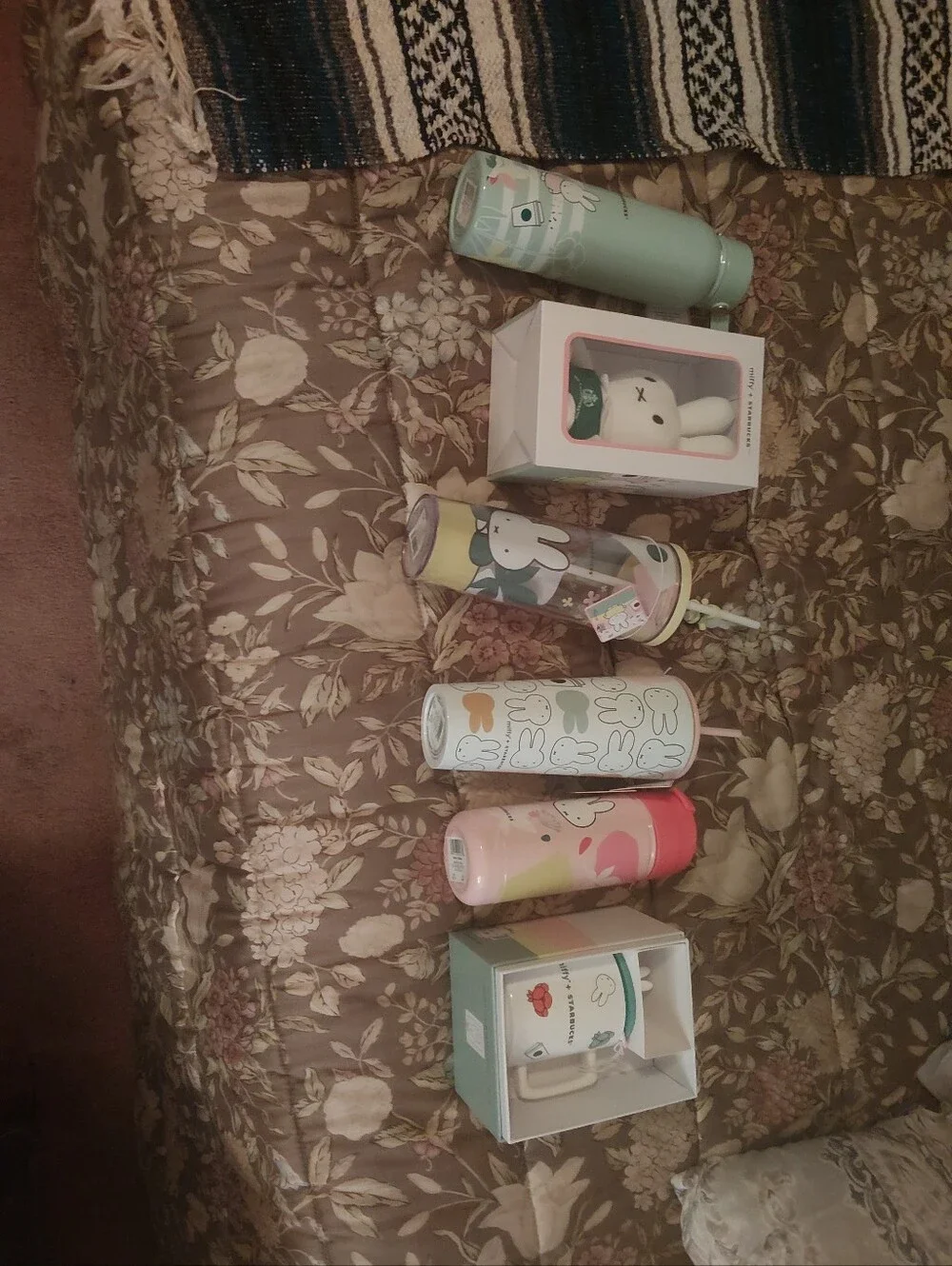 Miffy Starbucks Six Piece Collection NWT.